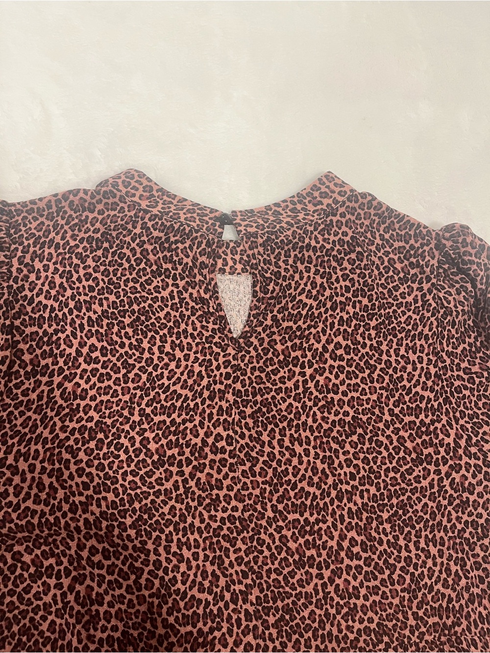 Destination Maternity Animal Print Babydoll Tunic Top - Large - Picture 3 of 9